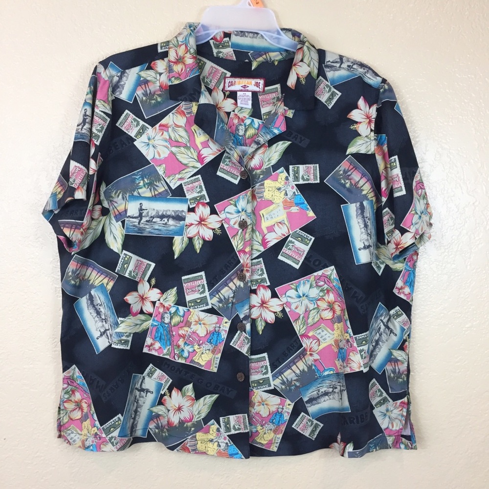Women bottom down Hawaiian shirt